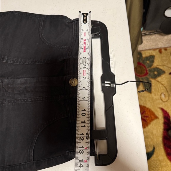 Marine Layer Bridget Twill Flare Pants Full Length Black - Picture 10 of 12